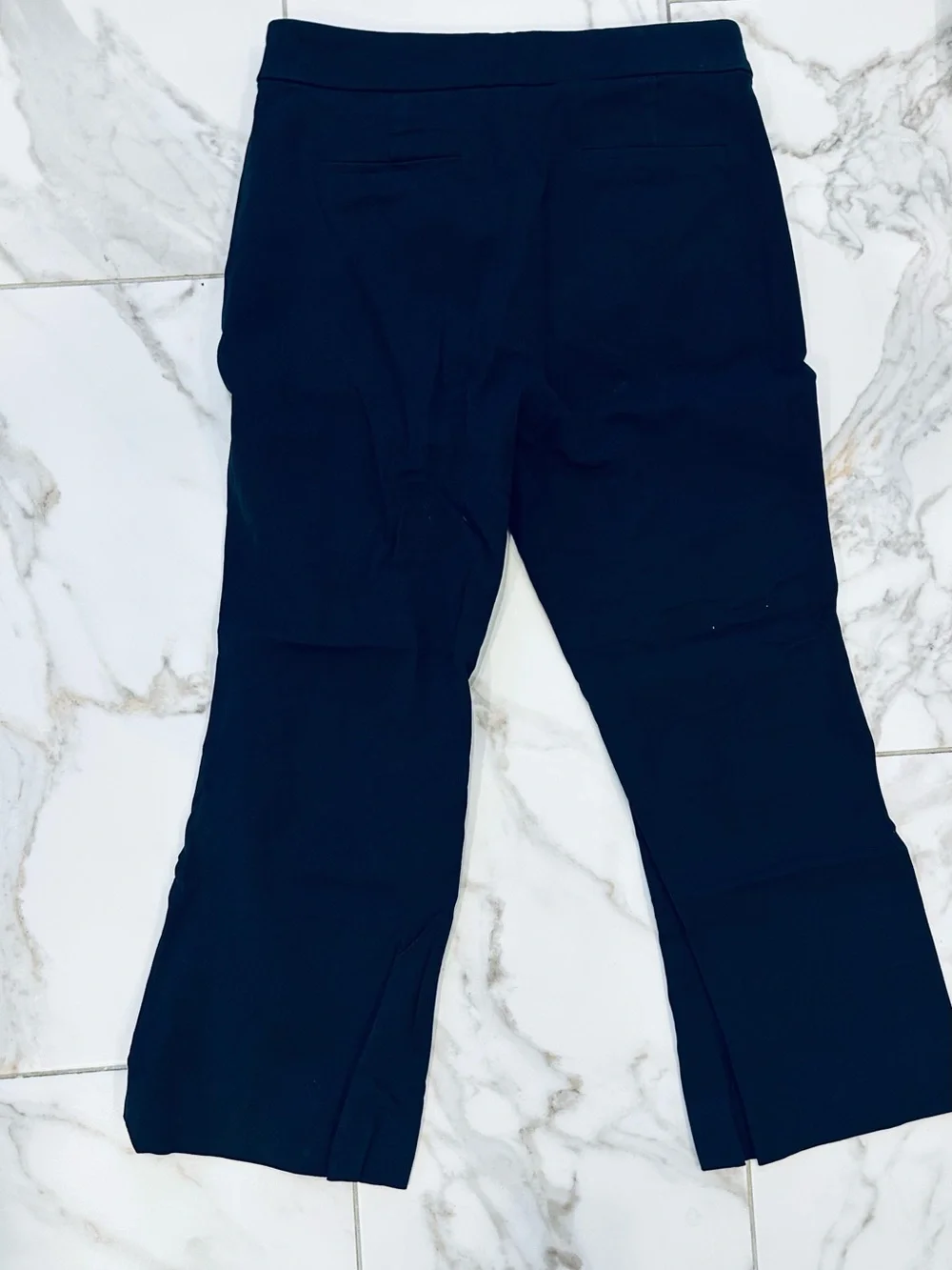 J.Crew Black Straight-Leg Pants Kelsey Size 6 EUC